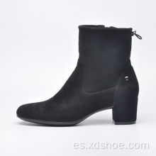 Bota elástica con tacón de 55 mm para mujer